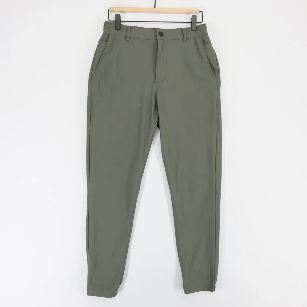 Cuts AO Jogger Pants Mens S Grayish Green Versaknit Slim Fit Tapered Activewear
